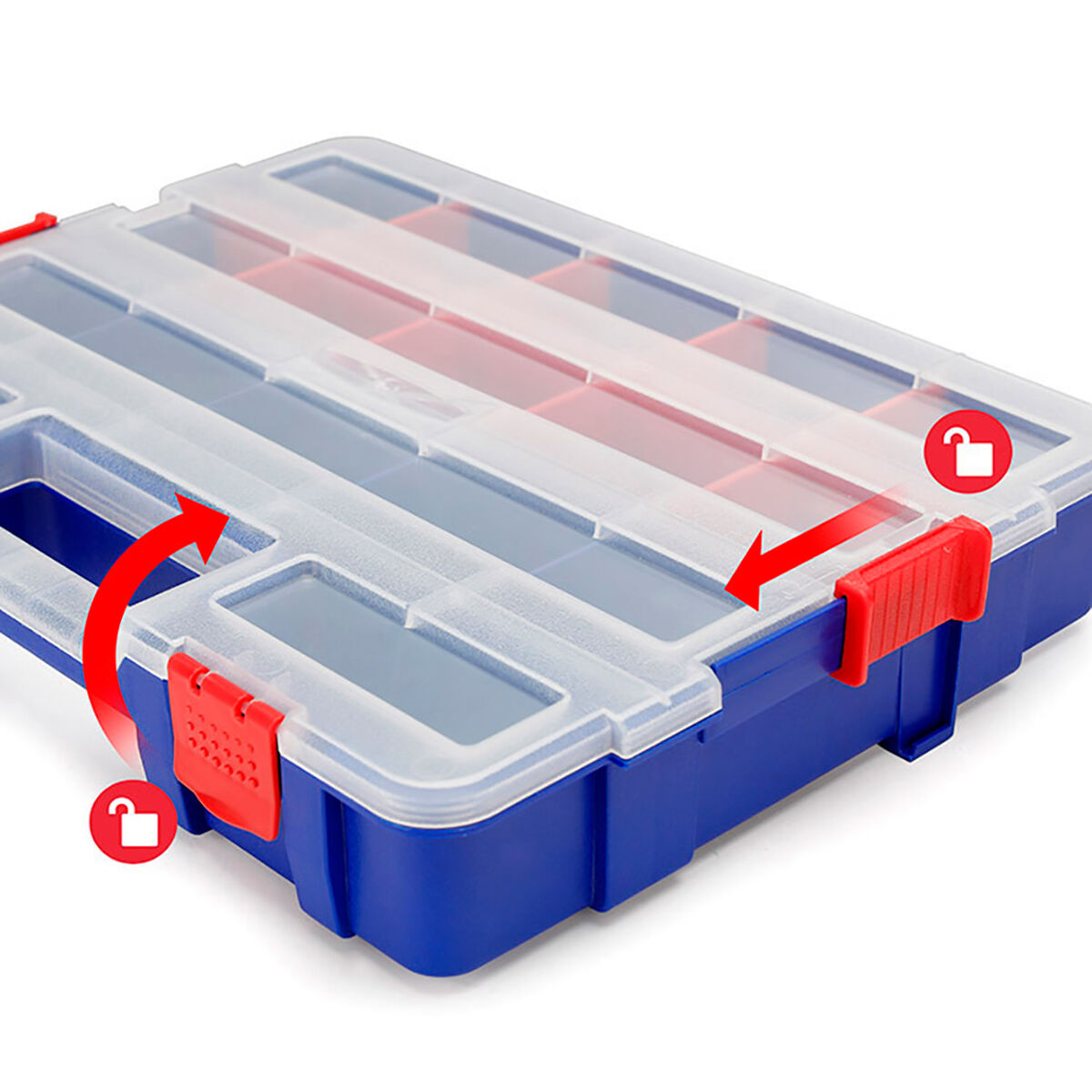 Tool Organiser Workpro polypropylene 18 Compartments